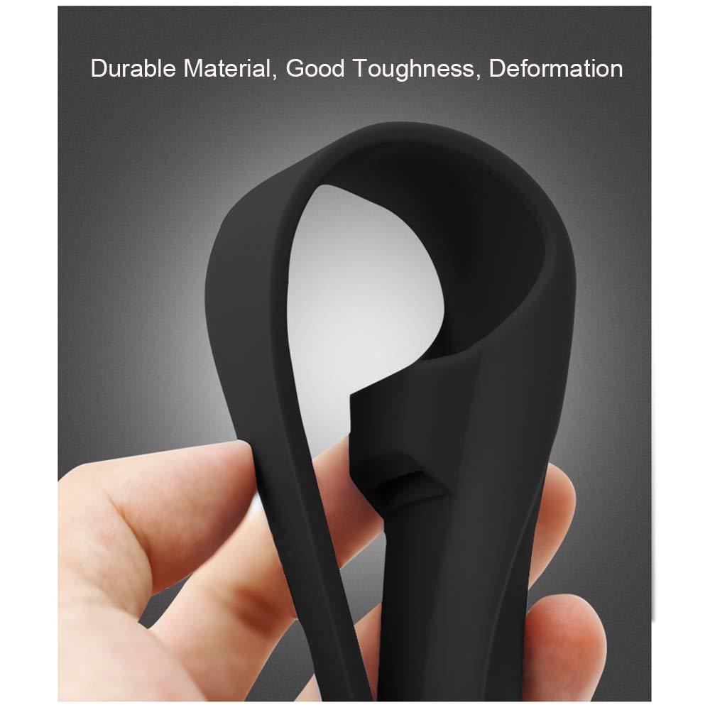 2 Pack Silicone Razor Case, Portable Soft Shaver Cover Bag Protector, Safety Waterproof Travel Razor Carrying Case (Blue+Grey)