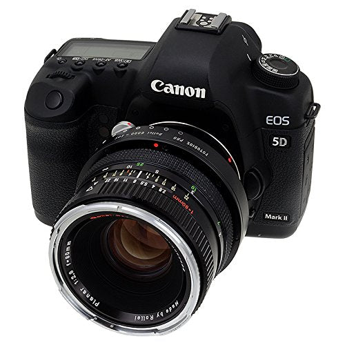 Fotodiox Pro Iris Lens Mount Adapter Compatible With Rollei 6000 Lenses To Canon Eos Ef/Ef S Cameras