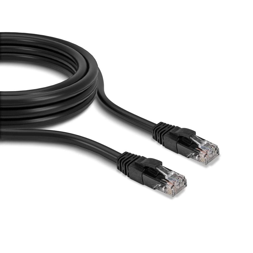 Monk Cables | Heavy Duty Cat6 Ethernet Cable | Utp, 10Gbps | 100% Pure Copper Conductors | High Performance & Stable Bandwidth (Black, 3Ft)