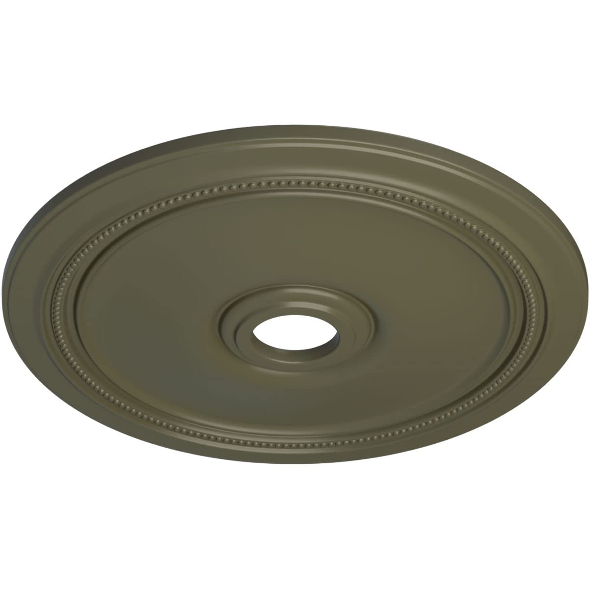Ekena Millwork Cm24Diptf Diane Ceiling Medallion, 24Od X 3 5/8Id X 1 1/4P (Fits Canopies Up To 6 1/4), Hand-Painted Painted Turt