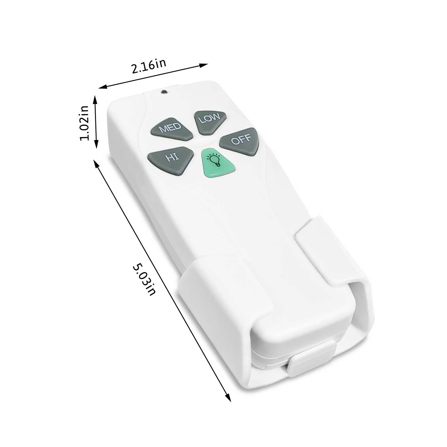 Ceiling Fan Remote Control Fan53T Replacement, Replace Transmitter L3Hfan11T L3Hfan35T1 Kujce9103 Chq8Bt7030T Chq7030T Uc7030T 2