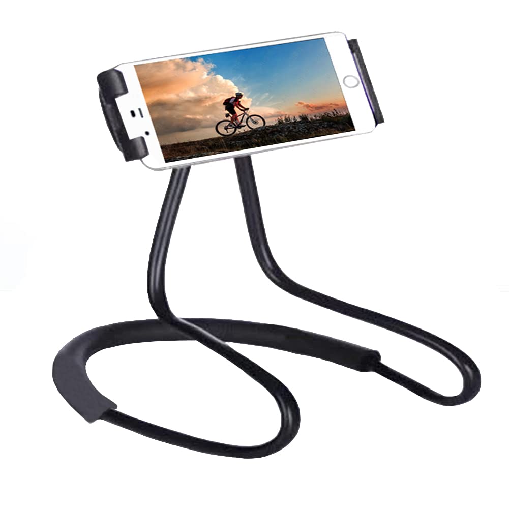 Kikmrp Neck Phone Holder - Universal Hanging On Neck Lazy Phone Holder Diy Free Rotating Stand On Table Smart Multiple Functions