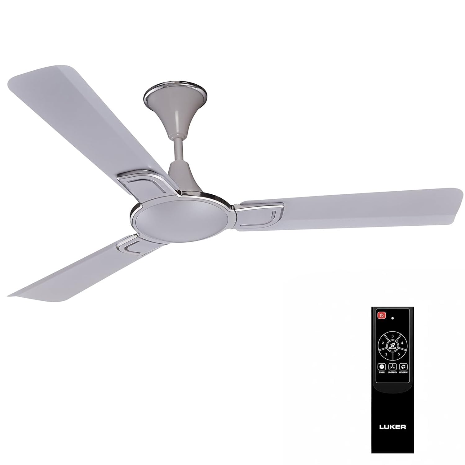 Luker Jvluker Valentine 1200Mm Bldc Ceiling Fan For Home, Bee 1 Star Rated Energy Efficient Ceiling Fan For Living Room, High Ai