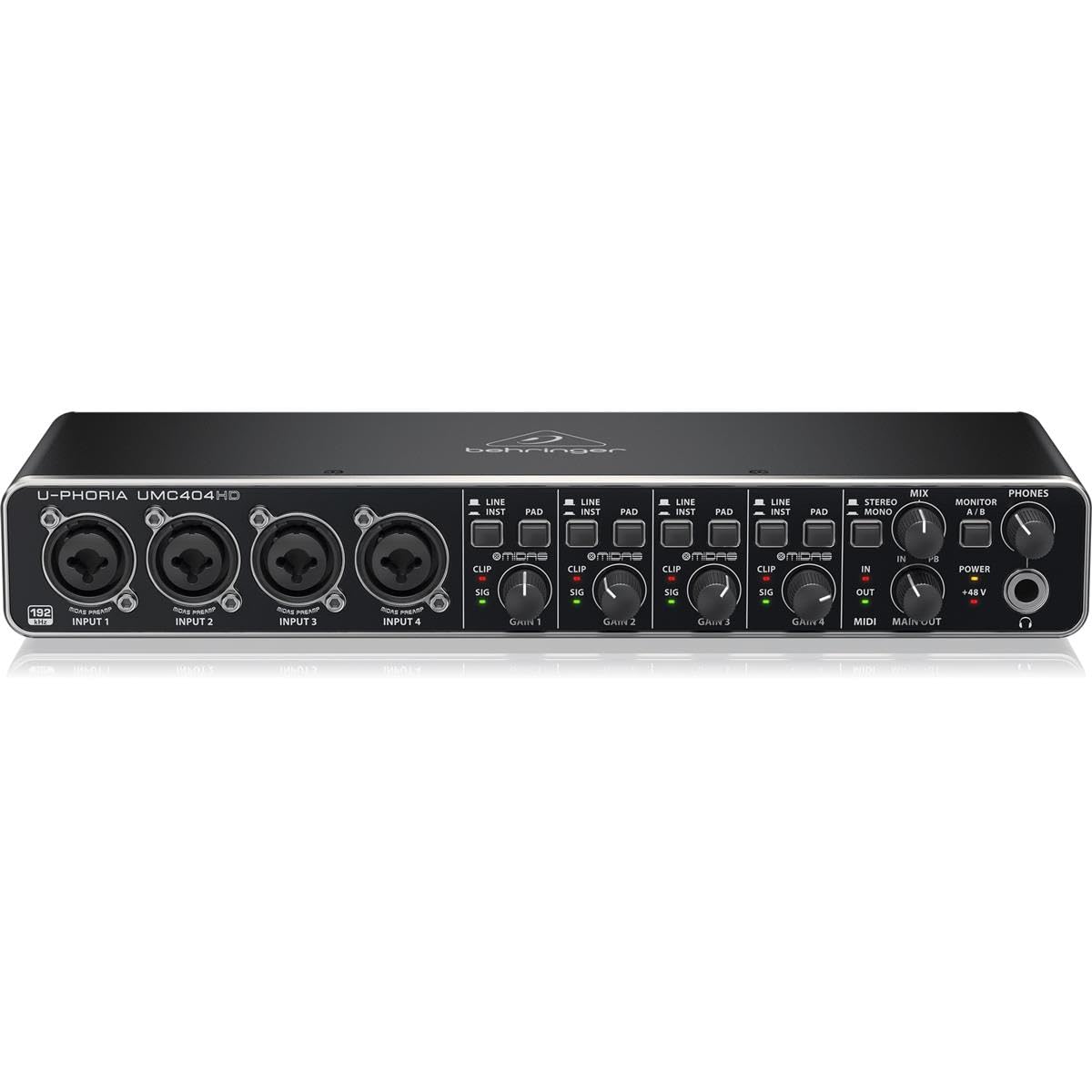 Behringer Behringer U Phoria Umc404Hd   Usb 2.0 Audio/Midi Interface