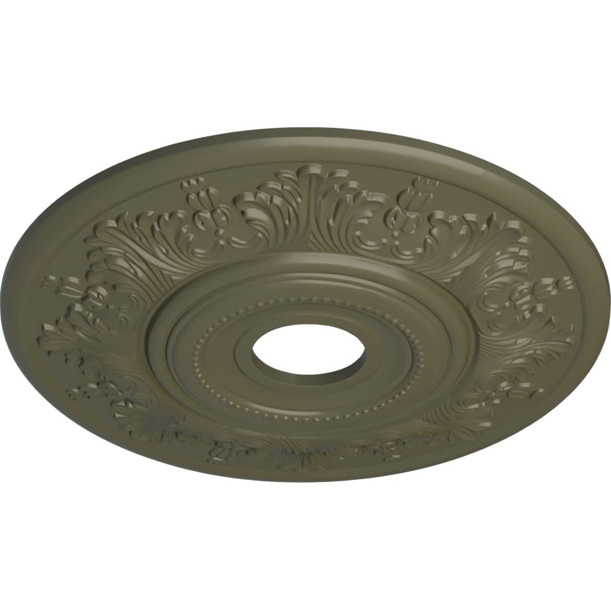 Ekena Millwork Cm20Viptf Vienna Ceiling Medallion, 20 Od X 3 1/2 Id X 1 1/2 P, Painted Turtle