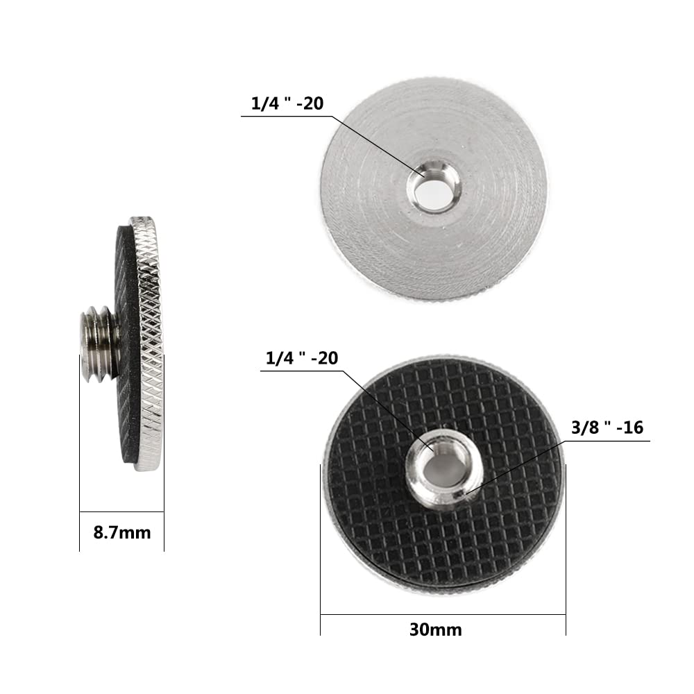 Camvate 1/4'' Female To 3/8'' Male Convert Adapter For Camera Tripod And Qr Plate   0895