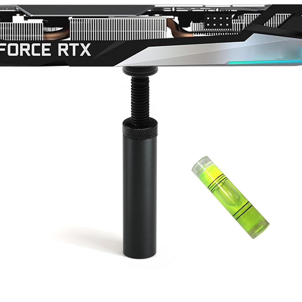 Joyjom Gpu Support Bracket, Graphics Card Support, Gpu Bracket Brace, Video Card Sag Holder Bracket, Gpu Stand, Aluminum 72 125M