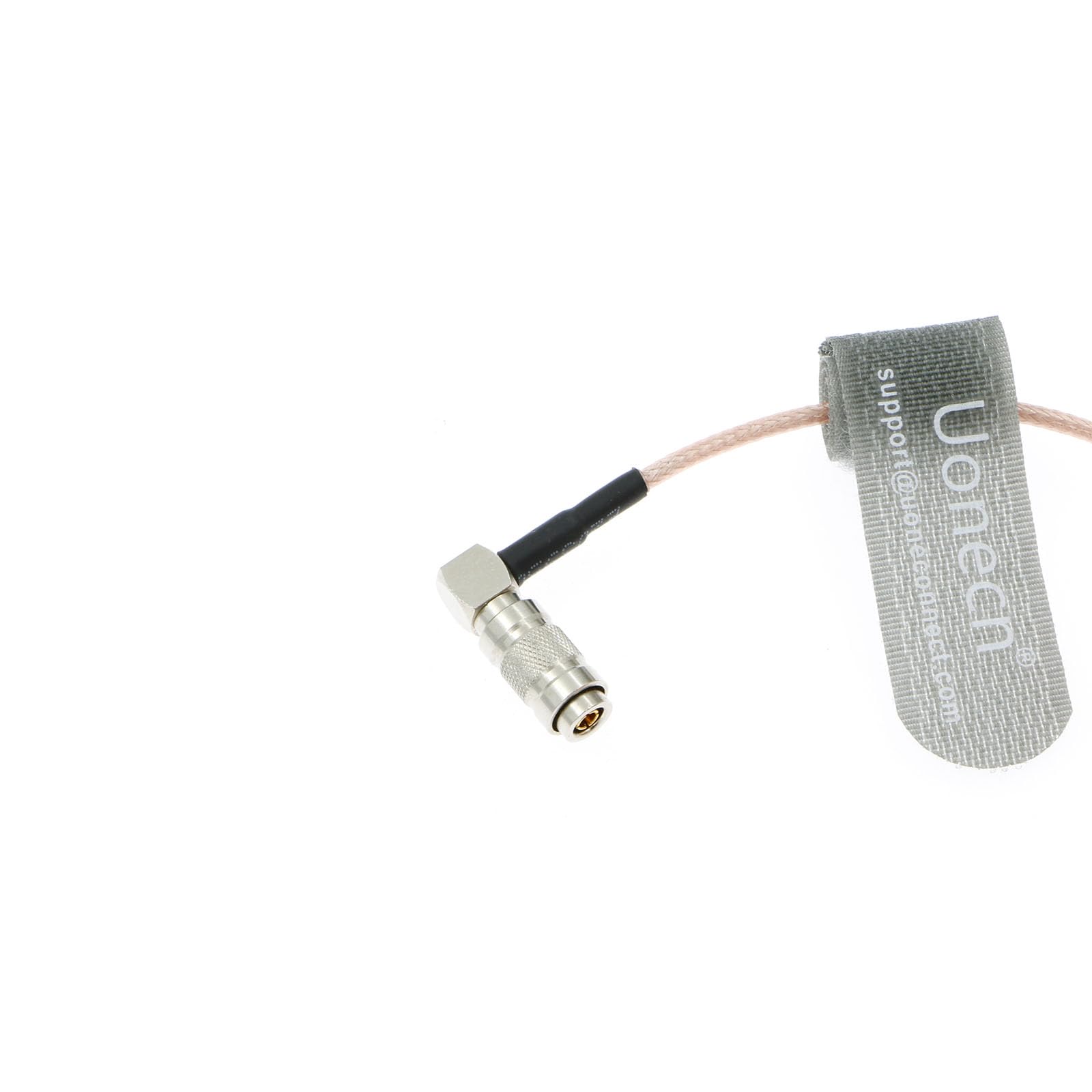 Uonecn Rg179 Right Angle Bnc To Right Angle Din 1.0/2.3 Mini Bnc 75Ohm Coaxial Cable Video Cable For Blackmagic Hyperdeck Shuttl