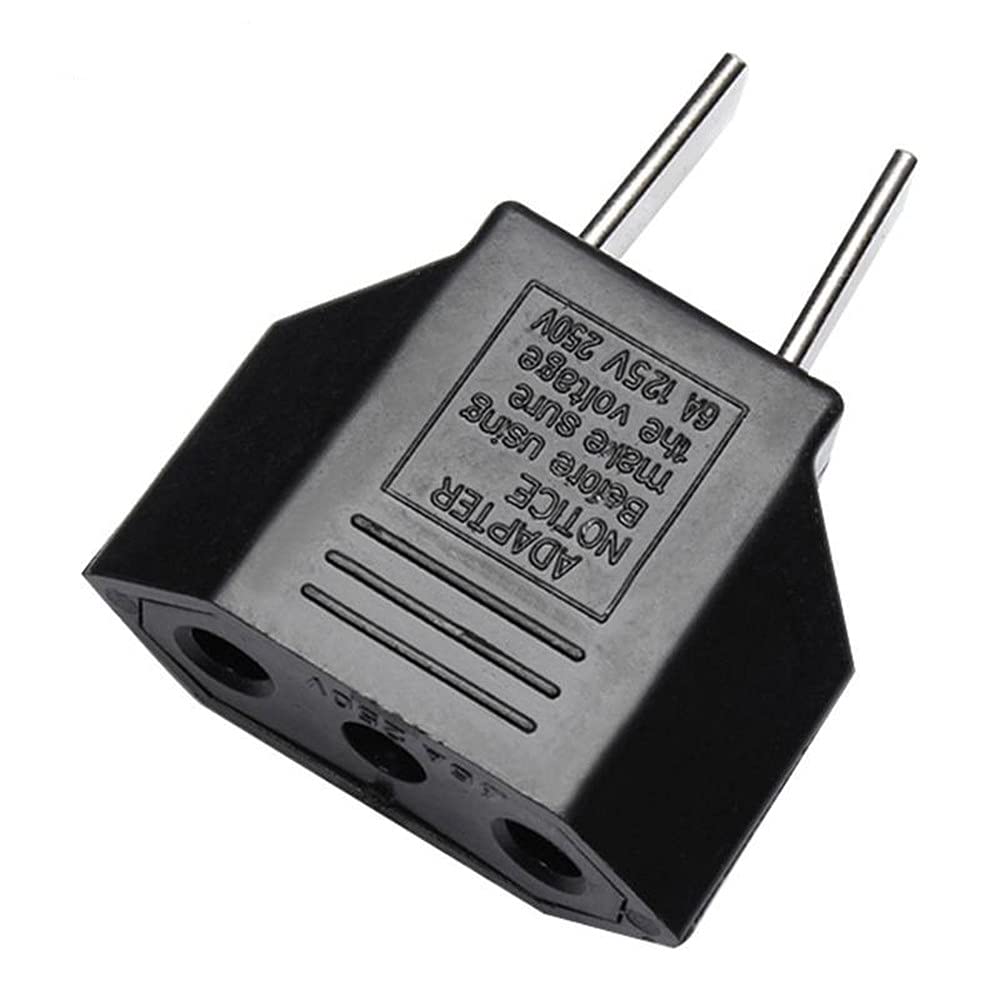 Alinna Eu Europe To Us Usa America Travel Plug Adapter Ac Outlet Power Converter(3 Pack)