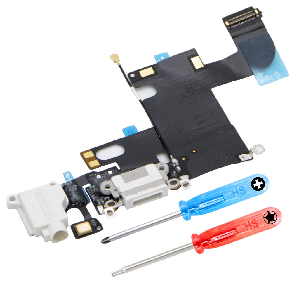 Mmobiel Dock Connector Compatible With Iphone 6 2014   Charging Port Flex Cable   Headphone Port/Microphone/Antenna Replacement