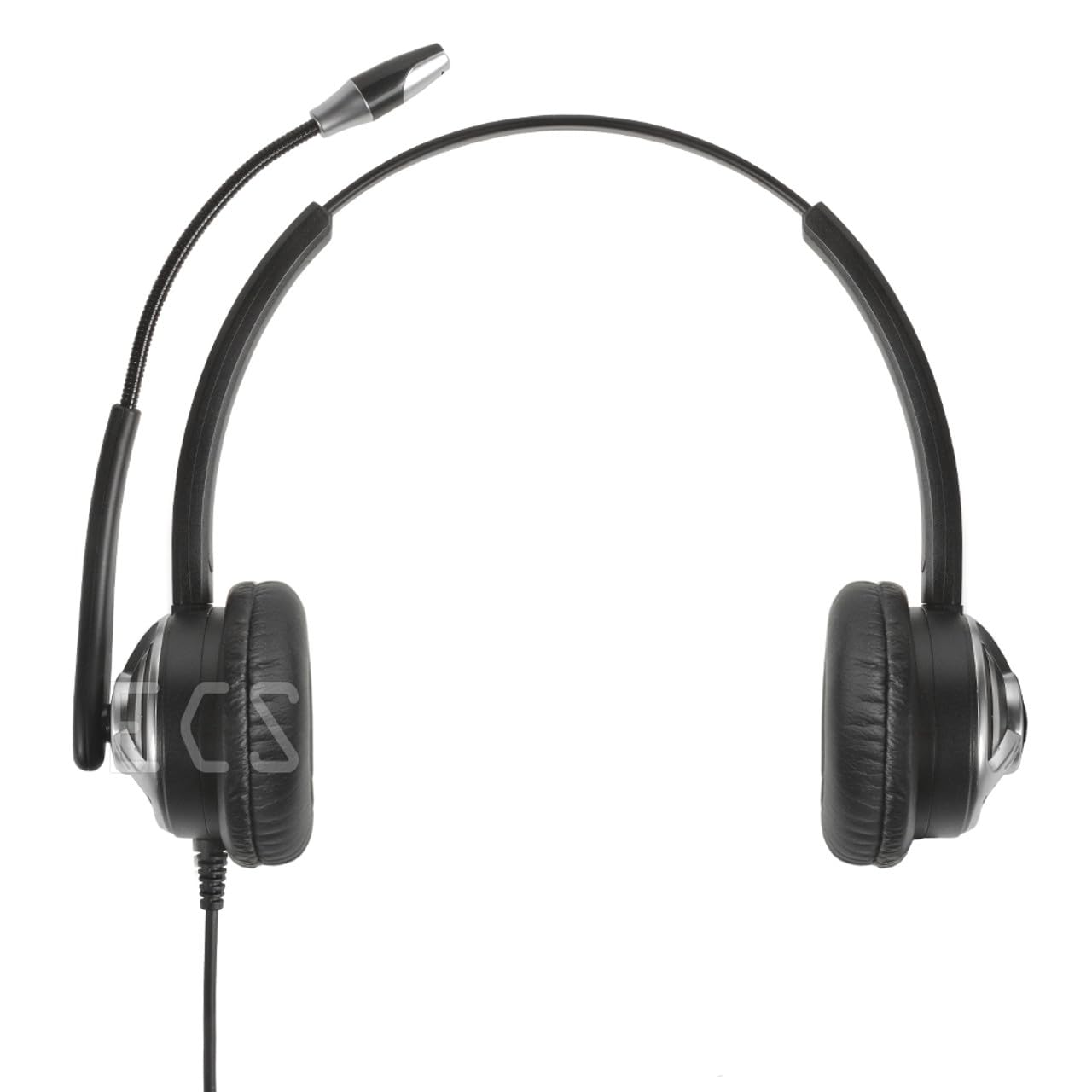 Ecs Wordcommander Usb-C Voice Recognition Headset, Single Ear, Noise-Cancelling Boom Mic, Premium In-Line Sound Card, Pro-Flex W