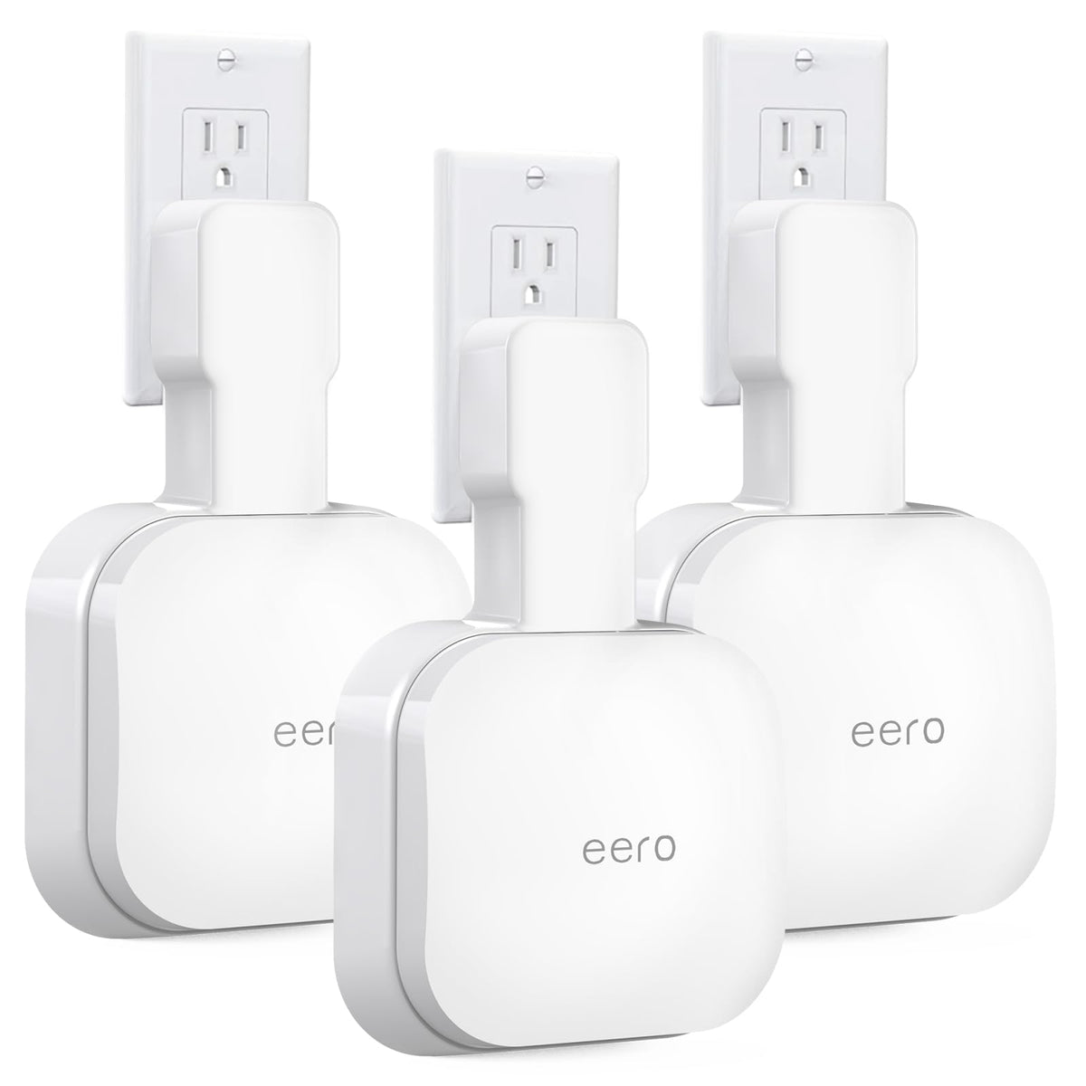 Wall Mount Holder For Eero Pro 6E/Pro 6, No Messy Wires, Space Saving, Outlet Wall Stand Bracket Compatible With Eero Pro 6E/Pro
