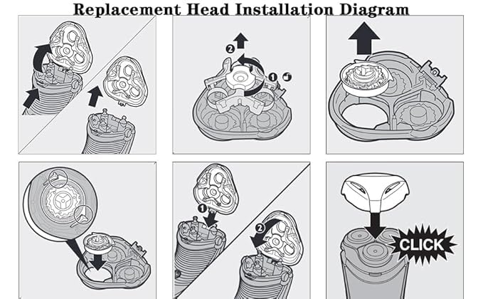 Hq9 Replacement Heads Compatible With Norelco Replacement Heads Hq9 For Philips Hq9 Speedxl Shavers Blades,Hq9 Replacement Blade