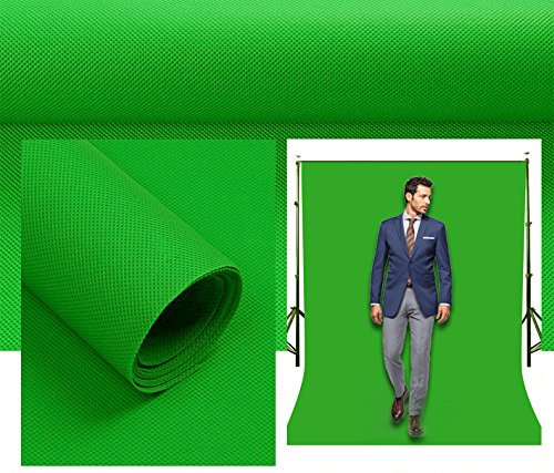 Lylycty Background 5X7Ft Non Woven Fabric Solid Color Green Screen Photo Backdrop Studio Photography Props Ly063
