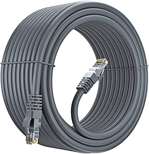 Fedus 10 Meter Heavy Duty Outdoor Cat6 Cable Weatherproof/Uv Resistant 10000Mbps Ethernet Cable Suitable For Direct Burial Insta