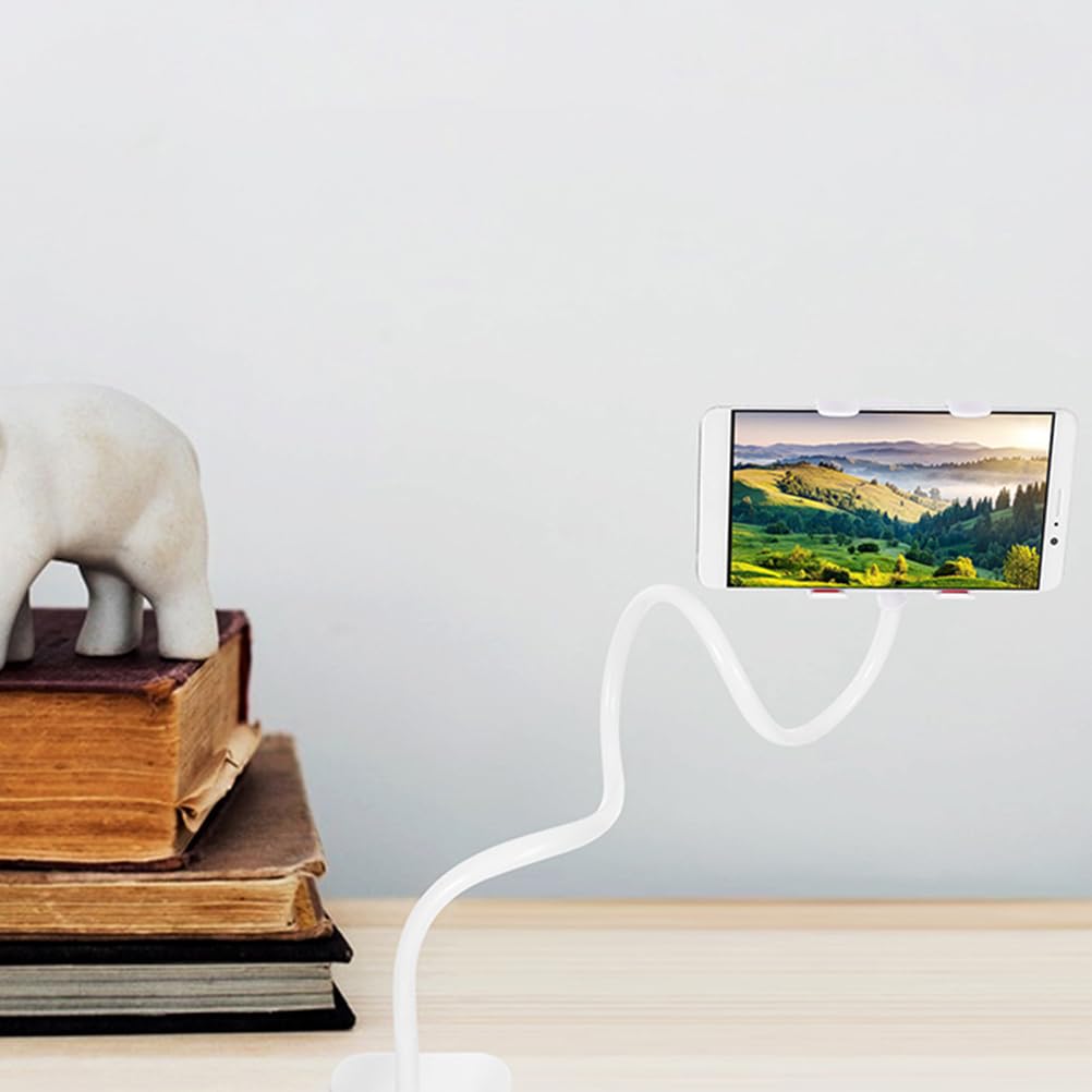 Homoyoyo 2Pcs Gooseneck Phone Holder For Bed 360 Adjustable Clamp Clip Phone Mount Holder Cell Phone Clip Support Stand Overhead