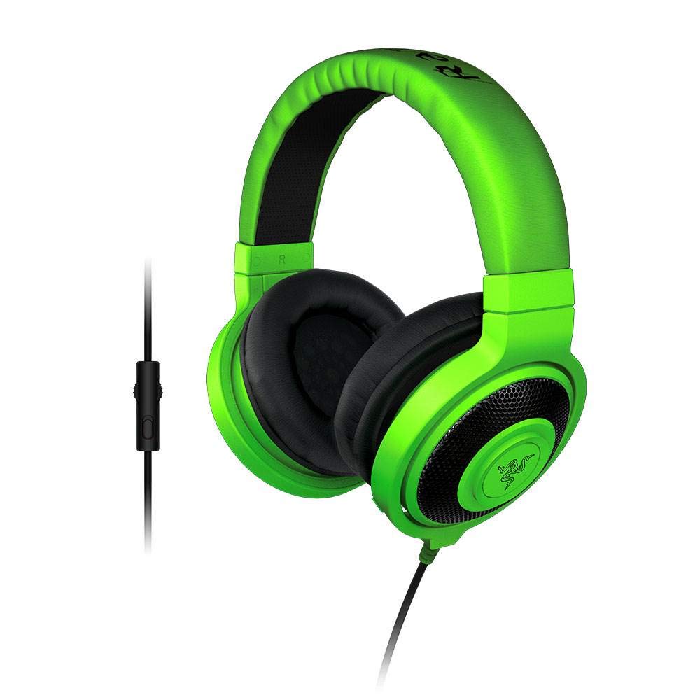 Razer Rz04-01380200-R3U1 Kraken Pro Analog Gaming Headset For Pc, Xbox One And Playstation 4, Green