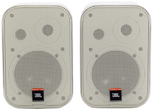 Jbl Professional C1Pro Wh High Performance 2 Way Professional Compact Loudspeaker System, White, Sold As Pair
