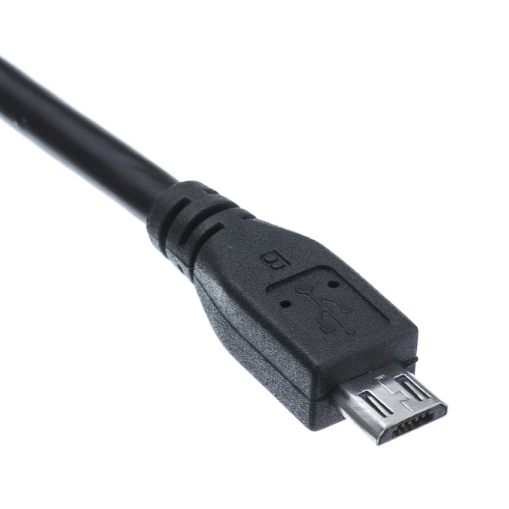 CableWholesale 15 ft Micro USB 2.0 Cable, Black, Type A Male to Micro B Male, High Speed Data Transfer
