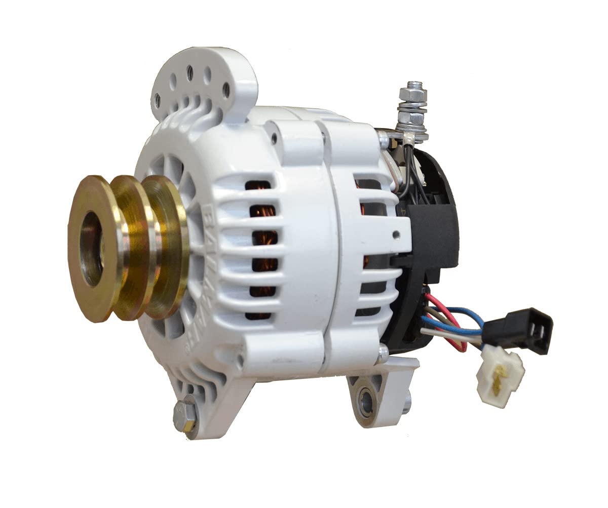 Balmar Alternator 120 Amp 12V 3.15'' Dual Foot Saddle Dual Pulley W/Isolated Ground,WBAUVB000M6CQ6S