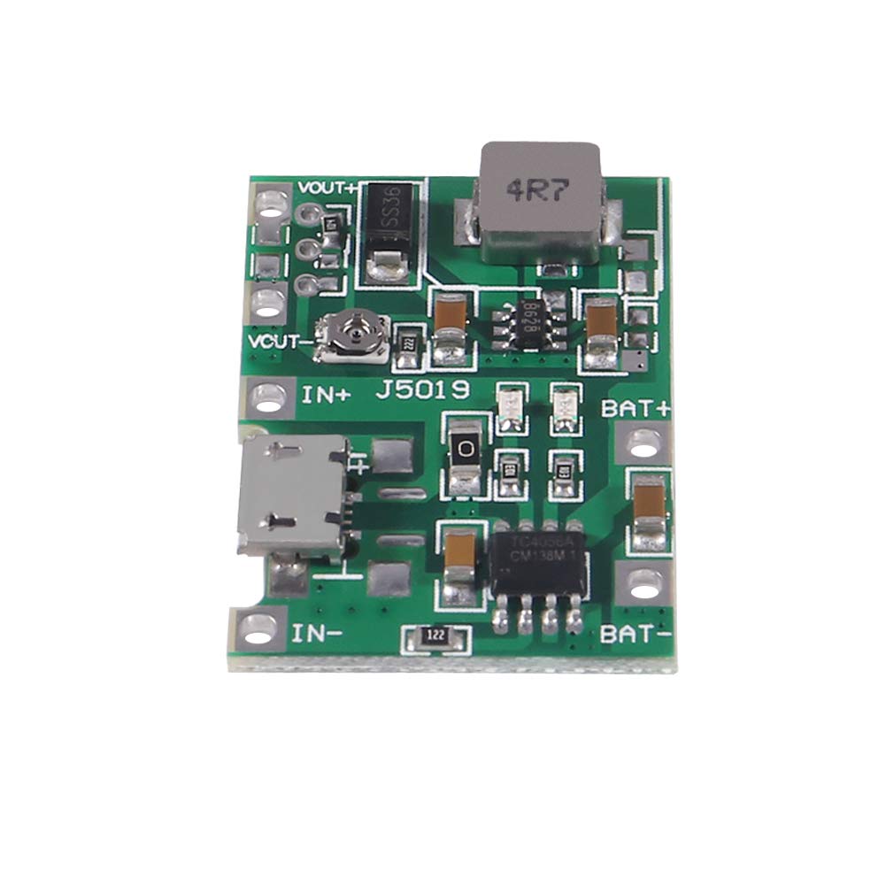 Aitrip 12Pcs 2A Usb 18650 Lithium Li Ion Battery Charger Module Boost 3.7V To 5V 9V 12V Adjustable Dc Dc Step Up Boost Module Tp