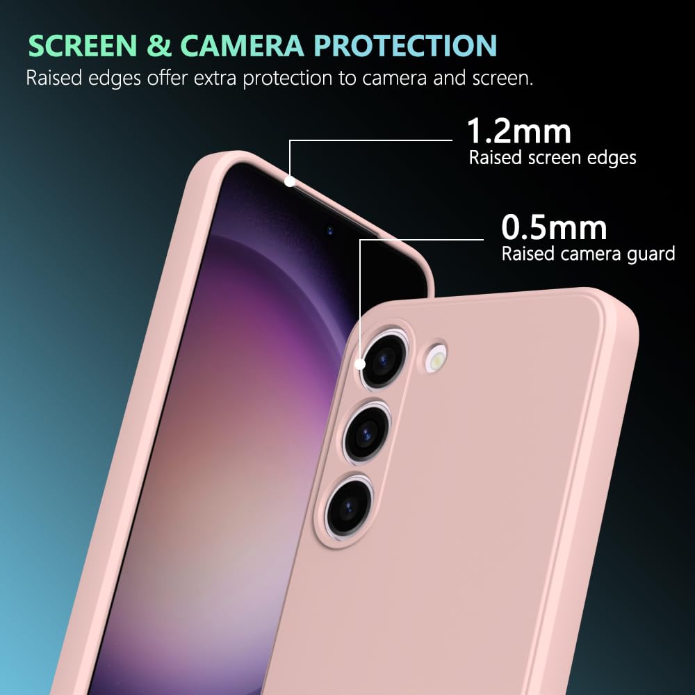 Wogroo For Samsung Galaxy S24 Case Pink, Scratch Resistant With Soft Touch, Slim Thin Phone Cover For Samsung Galaxy S24