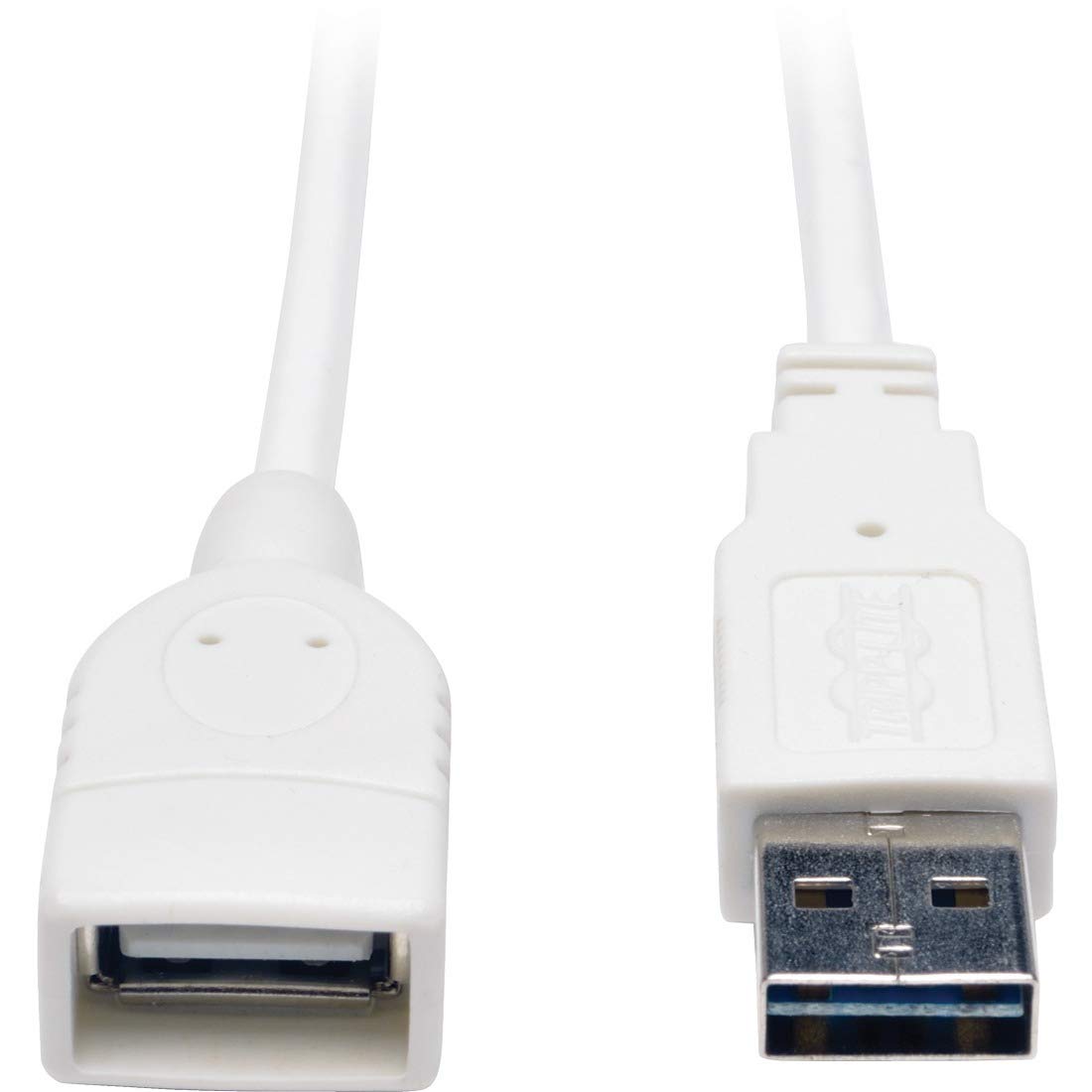 Tripp Lite 10 Feet Usb 2.0 Universal Reversible Extension Cable M/F, White (Ur024 010 Wh)