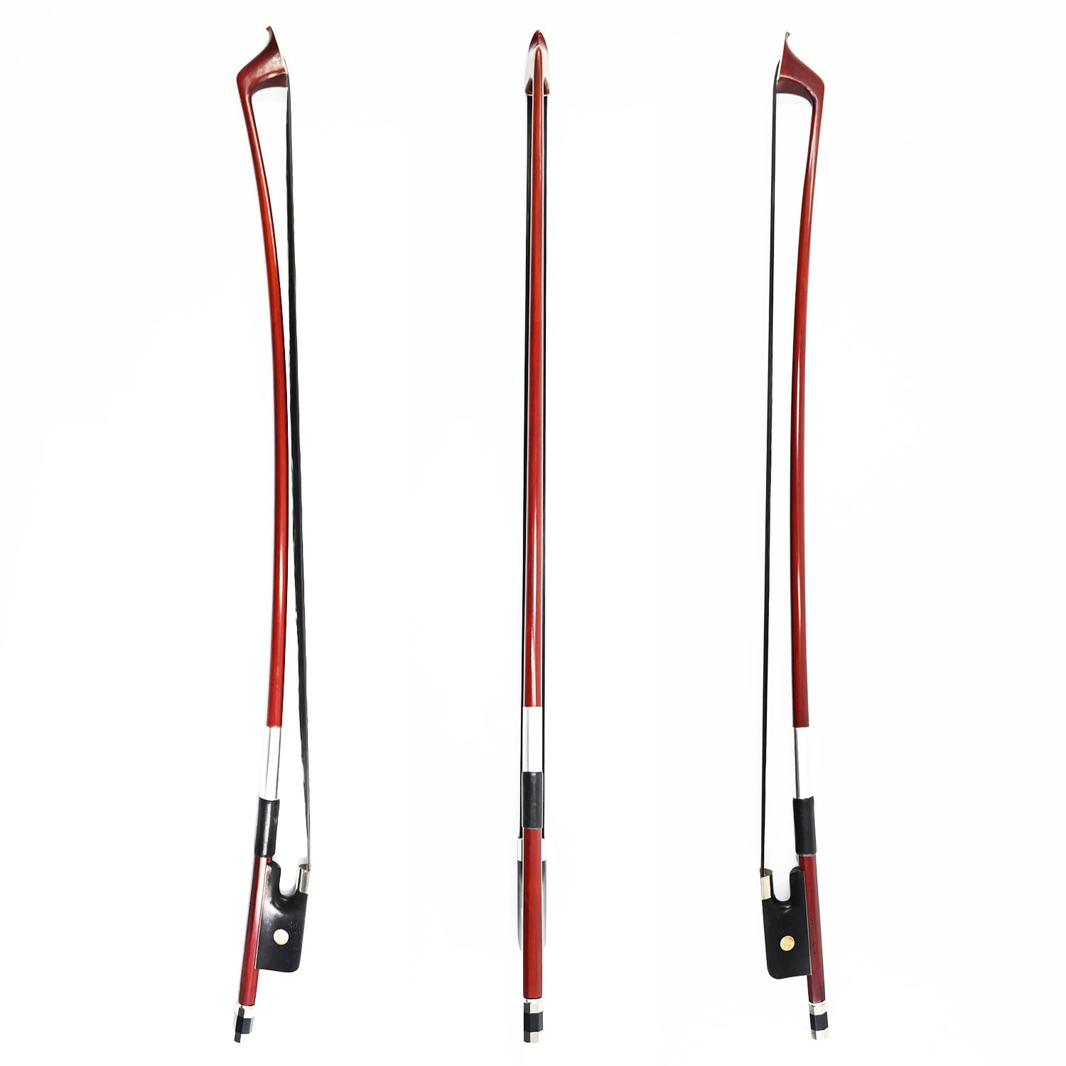 Brazilwood French Style Double Bass Bow 3/4 Size Well Handmade Deep And Powerful Sound