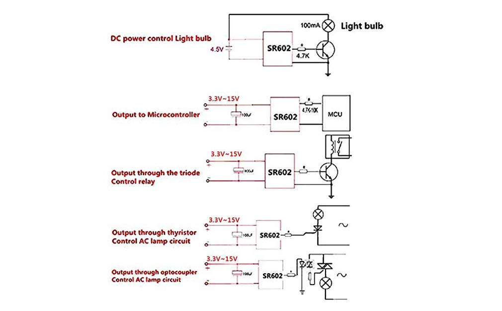Hiletgo 3Pcs Mini Sr602 Motion Sensor Detector Module Pyroelectric Infrared Sensory Switch High Sensitivity For Arduino Pi
