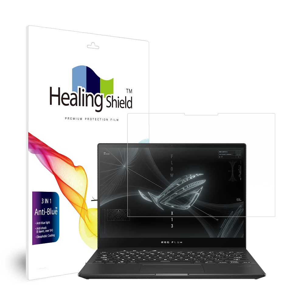 Muellery Healingshield Screen Protector Eye Protection Anti Uv Blue Ray Film Compatible With Asus Rog Flow X13 Gv301Qh K6004T Ph