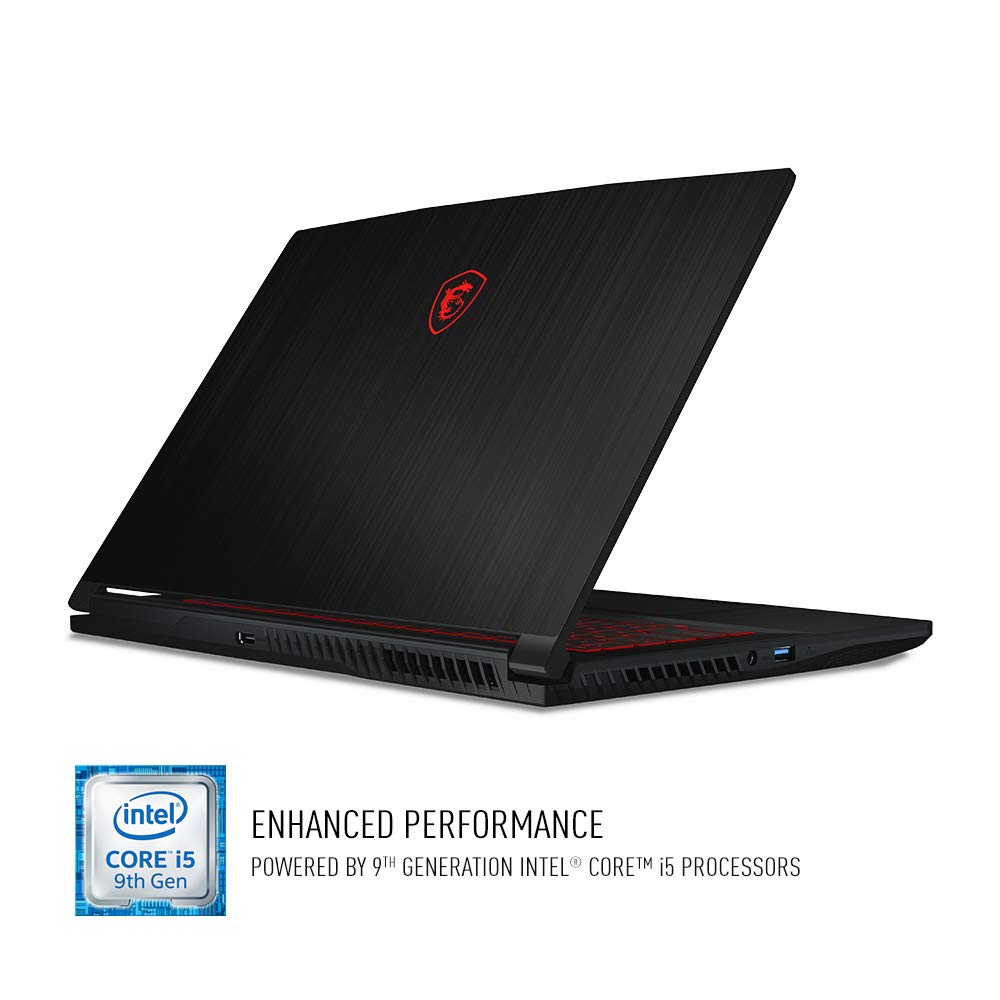 Msi Gf63 Thin 9Sc 068 15.6'' Gaming Laptop, Thin Bezel, Intel Core I5 9300H, Nvidia Geforce Gtx1650, 8Gb, 256Gb Nvme Ssd