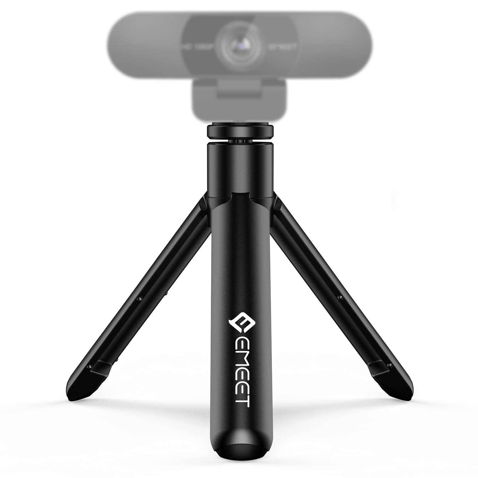Webcam Tripod, Emeet Professional Webcam Mini Tripod, Adjustable Heights With 360� Swivel Head, Portable&Lightweight, Stable Use, Universal Compatible For Most Webcams/Phones/Gopros/Mirrorless Cameras