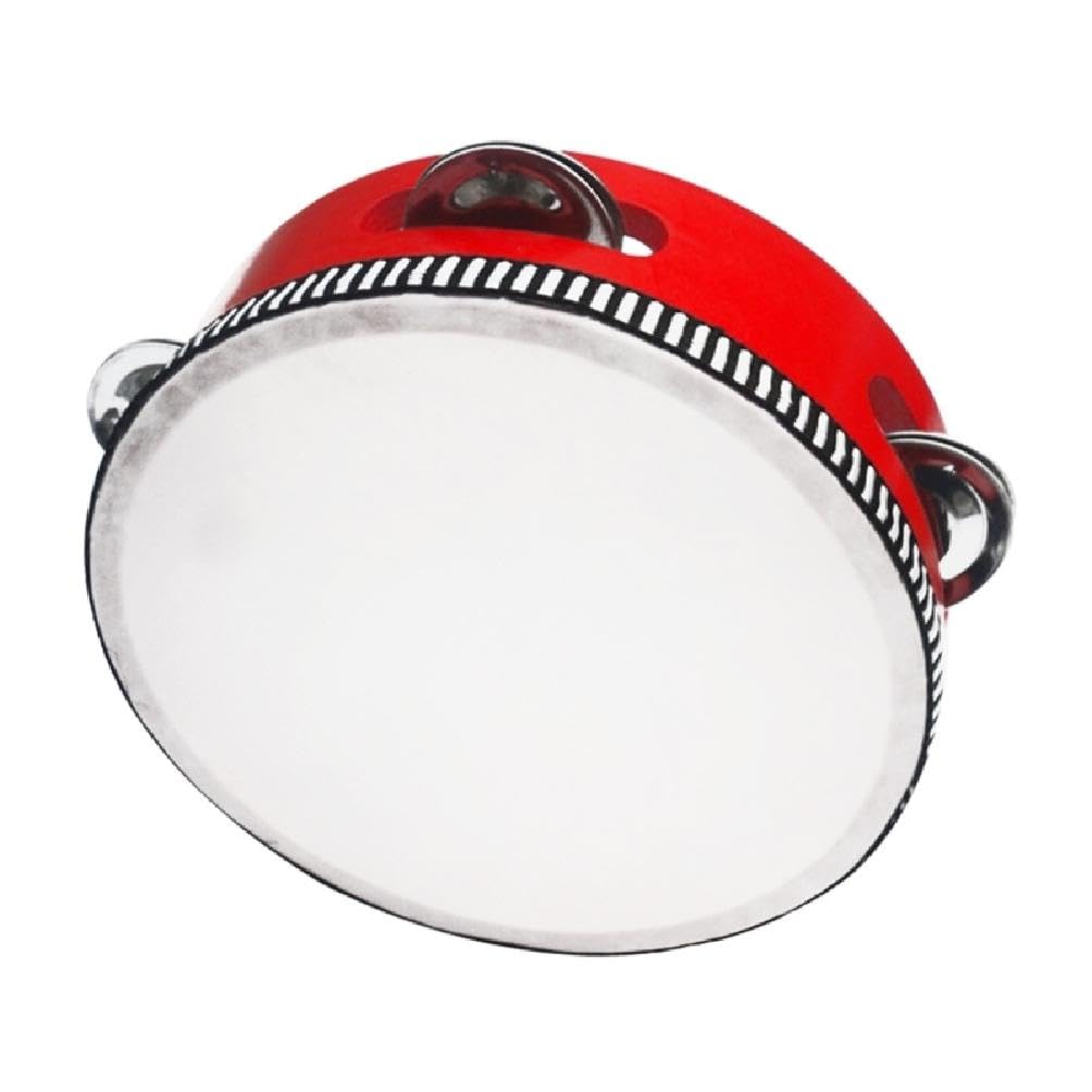 Tambourine For Adults Hand Held Drum Bells Drum Metal Drum Percussion Gift Musical Educational Instrument For Party Tambourines 