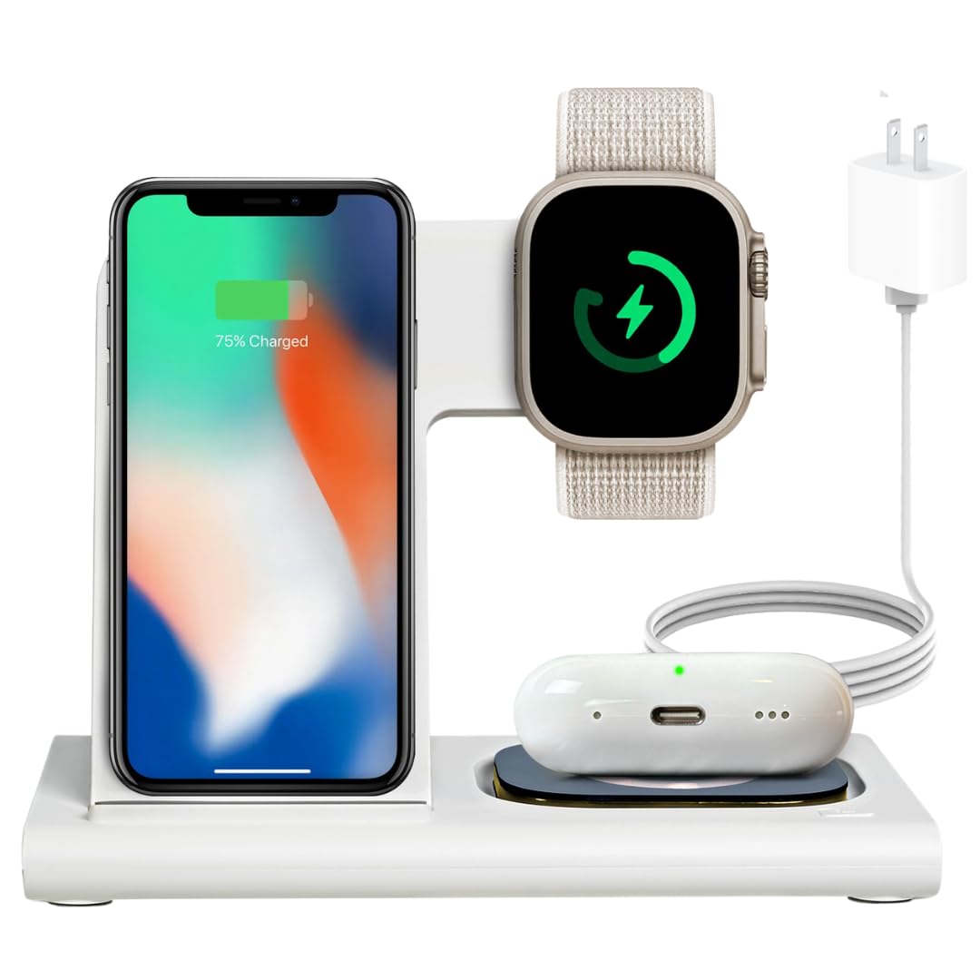 Spracht Flexcharge 3 (3-In-1 Wireless Charger Stationary) - White