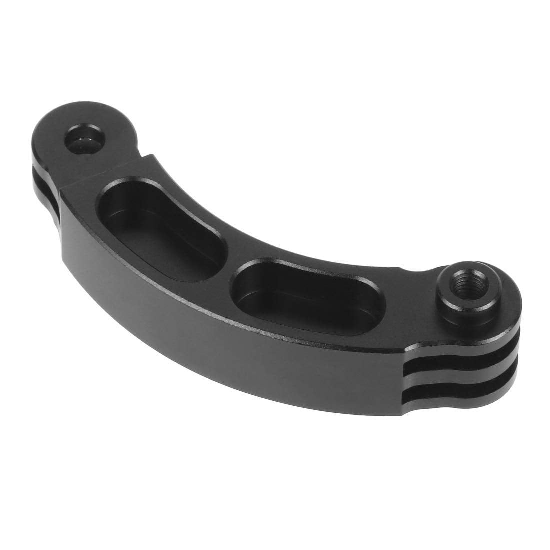 Aluminum Alloy Curved Extension Pivot Arm Mount For Gopro Hero 4 5 6 7 8 9 10 11 Black Silver Session, Akaso/Campark/Yi & Other
