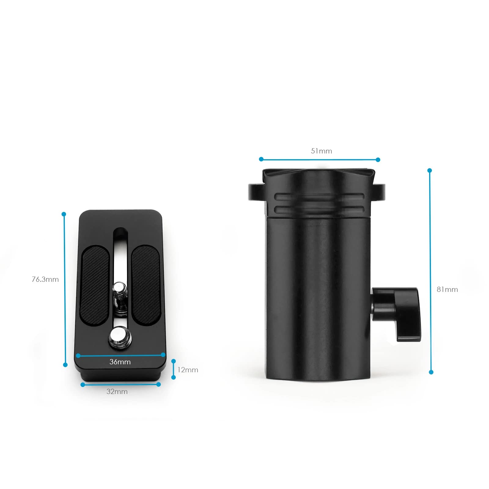 Flycam Arm And Vest Gimbal Adapter For Camera Gimbal. Mounts On Arm With 5/8' Or 16Mm Diameter. For Flycam Galaxy Or Vista (Flcm Ga)