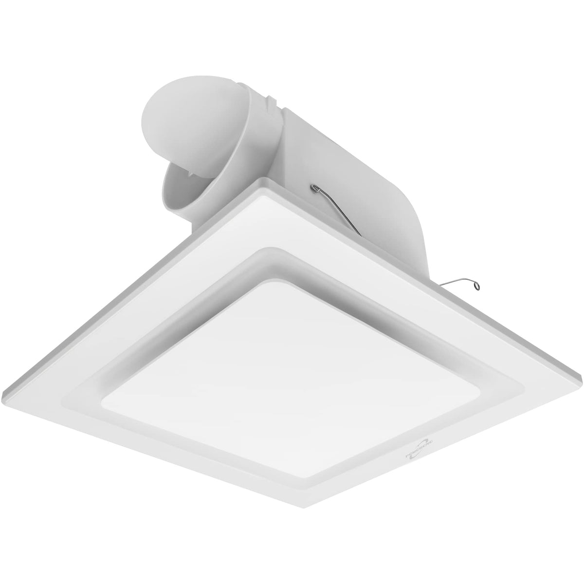 Powereng Bathroom Fan Ceiling Mount Exhaust Ventilation,141 Cfm 0.7 Sones,4 Inches Duct,White,Very Quiet Ventilation And Exhaust