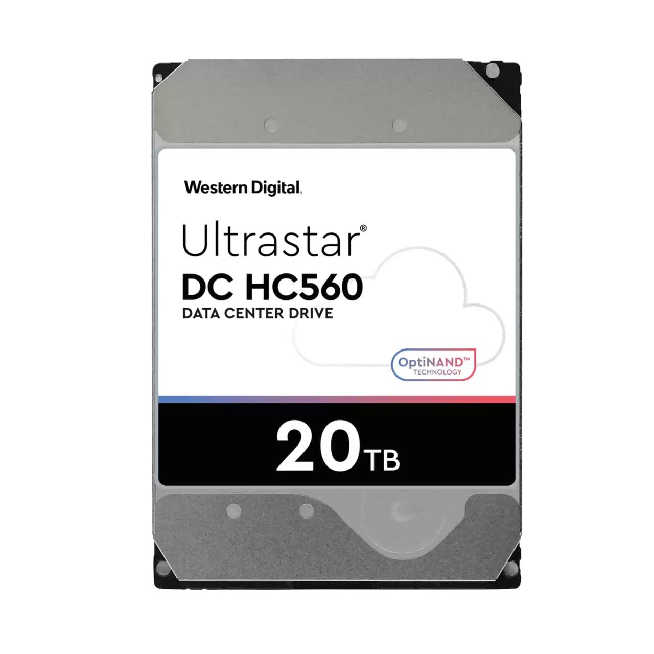 Wd Ultrastar Dc Hc560 Wuh722020Ale6L4 20 Tb Hard Drive - 3.5 Internal - Sata [Sata/600] - Conventional Magnetic Recording [Cmr]