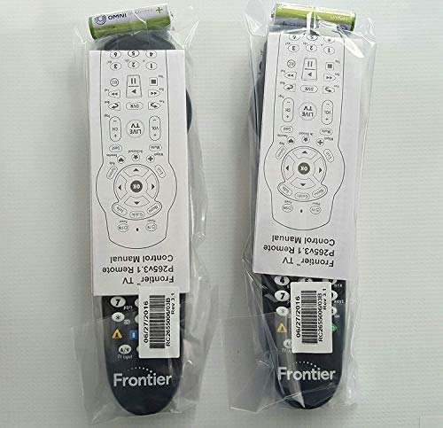 Set Of Two Verizon Fios Tv Replacement Remote Controls By Frontier Works With Verizon Fios Systems