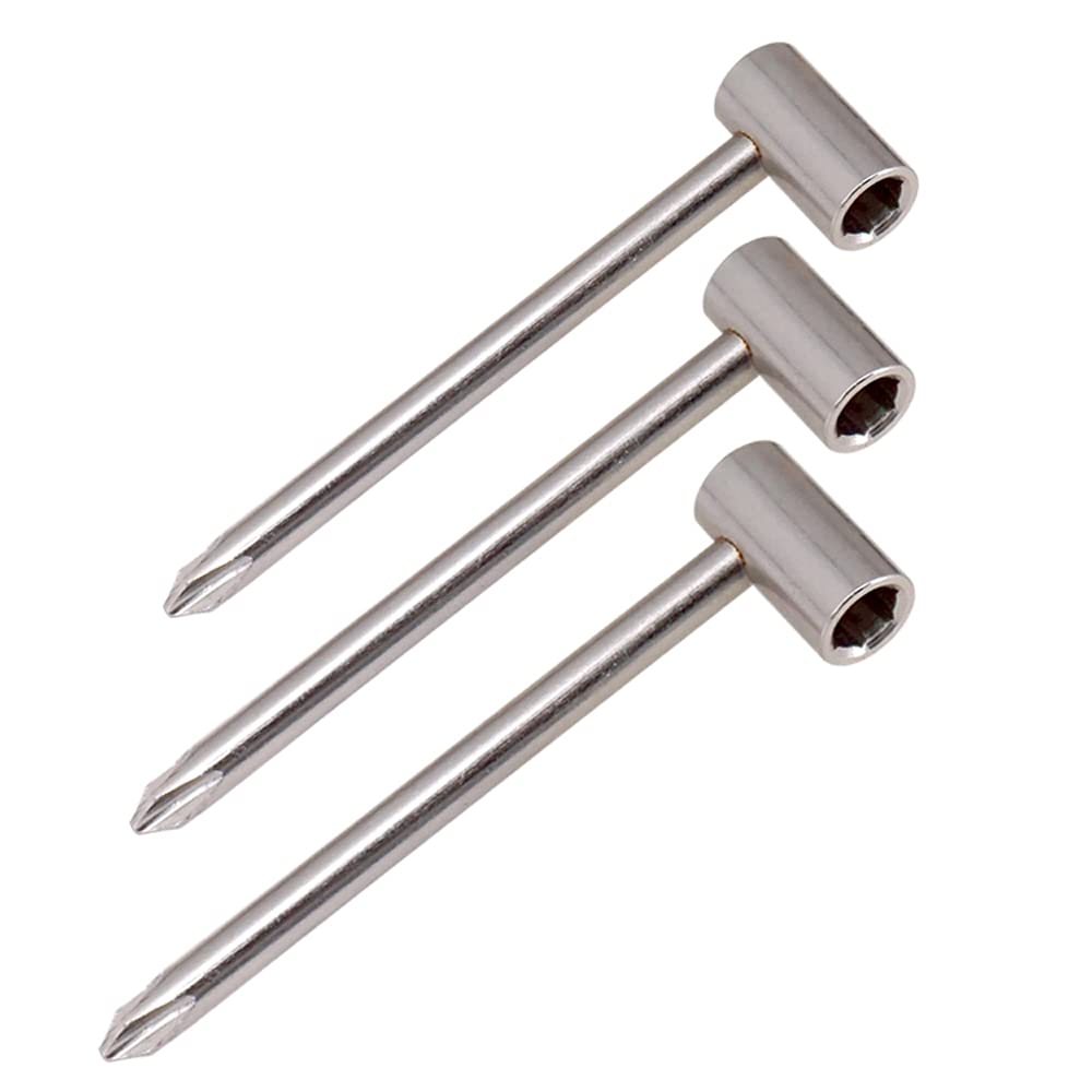 3 Size Guitar Truss Rod Wrench Guitar Neck Box Repair Adjustment Wrench With Cross Screwdriver For Guitar Guitar Accessory 6.35M