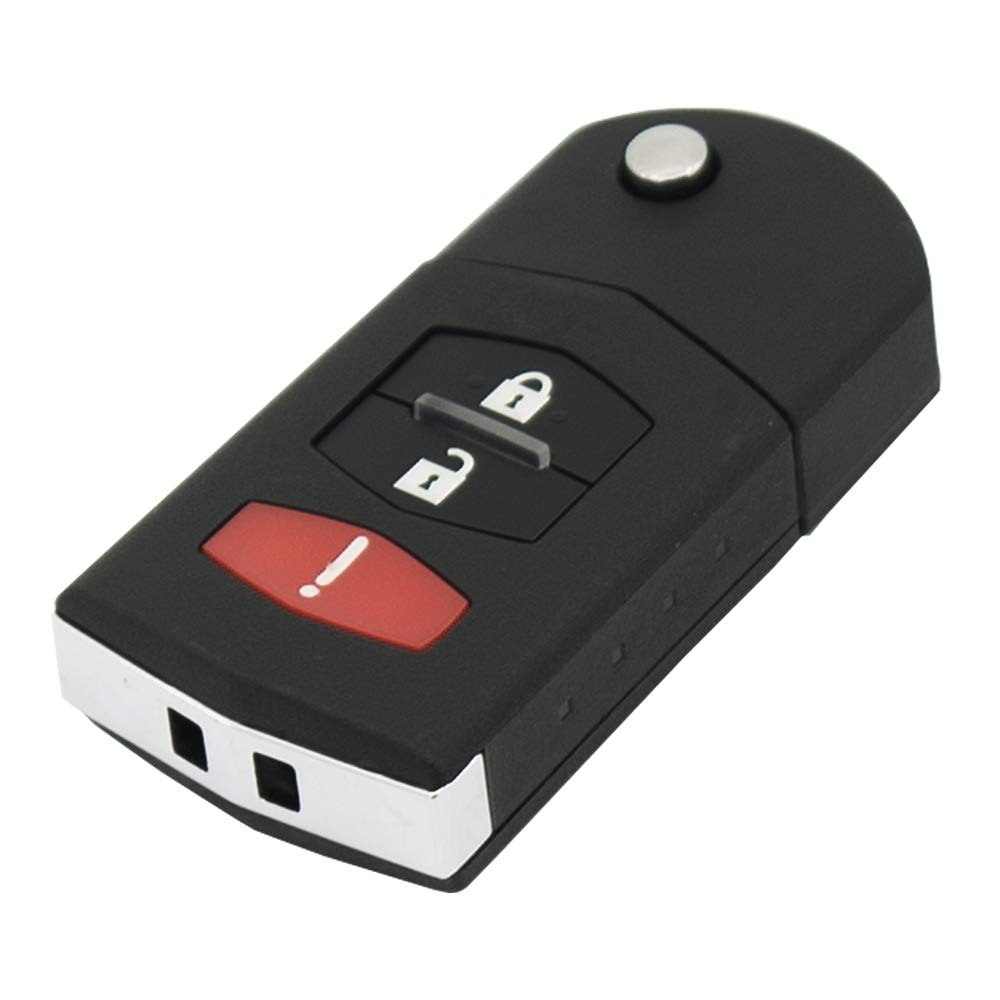 Keyless2Go Replacement For New Keyless Entry 3 Button Remote Flip Key Fob For Mazda 5 2 Cx 7 Cx 9 Bgbx1T478Ske125 01