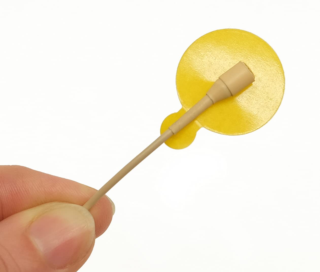 Ursa Plush Circles   5Mm Length Short Fur Lav Covers. Reusable & Super Soft. 25Mm Diameter (9X Circles + 30X Stickies, Beige)