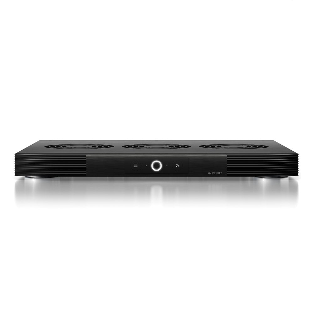 AC Infinity AIRCOM S9, Quiet Cooling Fan System 17 TopExhaust for Receivers, Amps, DVR, AV Cabinet Components