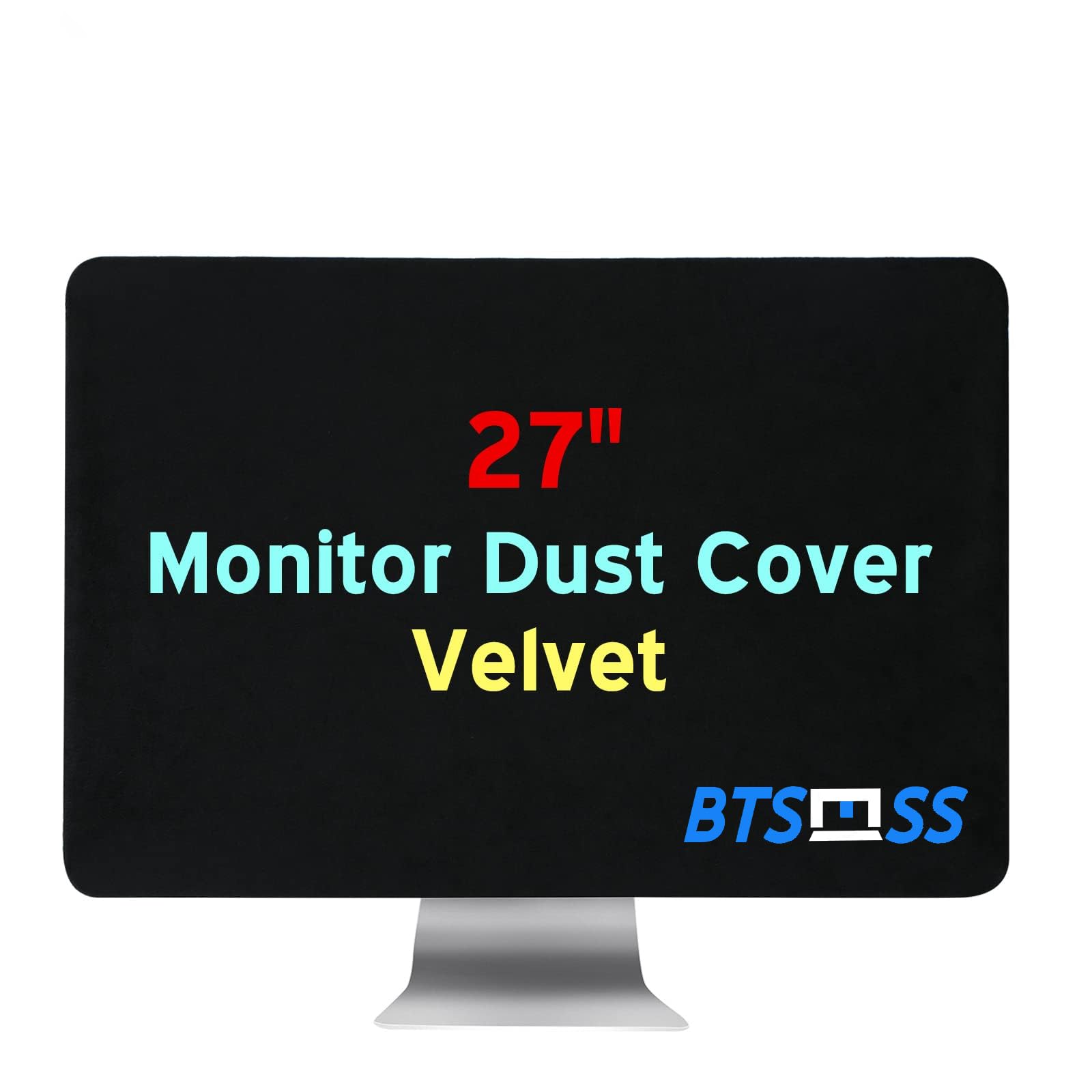 BTSELSS 27 inch Computer Monitor Dust Cover , Screen Protective Sleeve Compatible with iMac 27 Desktop Computer, Anti-Static Dus