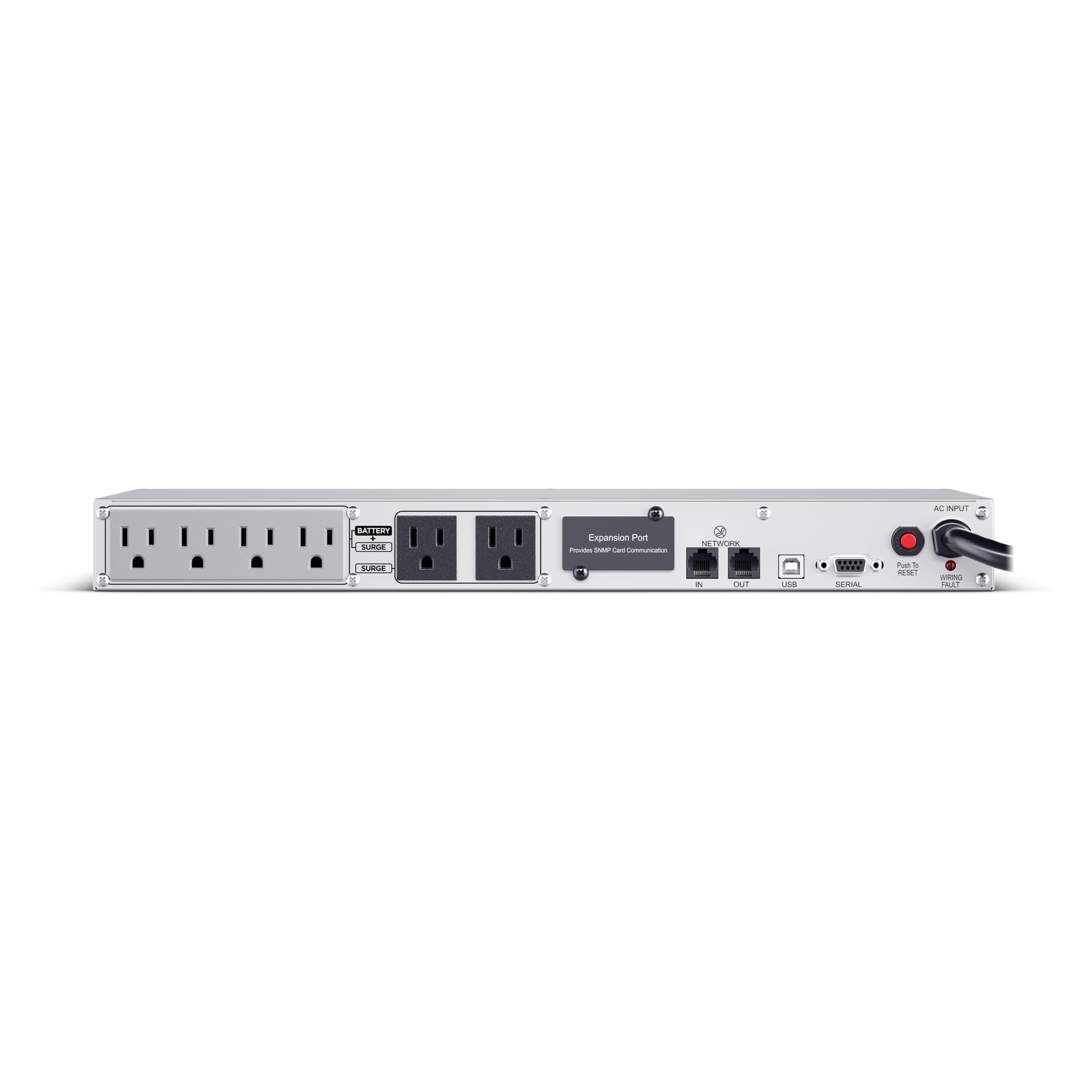 Cyberpower Cp700Pfcrm1U Pfc Sinewave Ups, 700Va/400W, 6 Outlets, Avr, 1U Rackmount