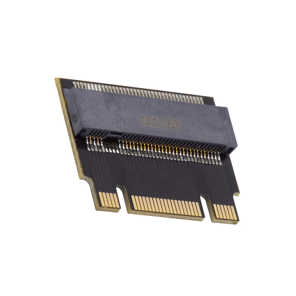 Cablecc Ngff B+M Key Nvme M Key Male To Female 22X30Mm To 22X42Mm Extension Adapter Compatible With Legion Go Thinkpad 2230 2242