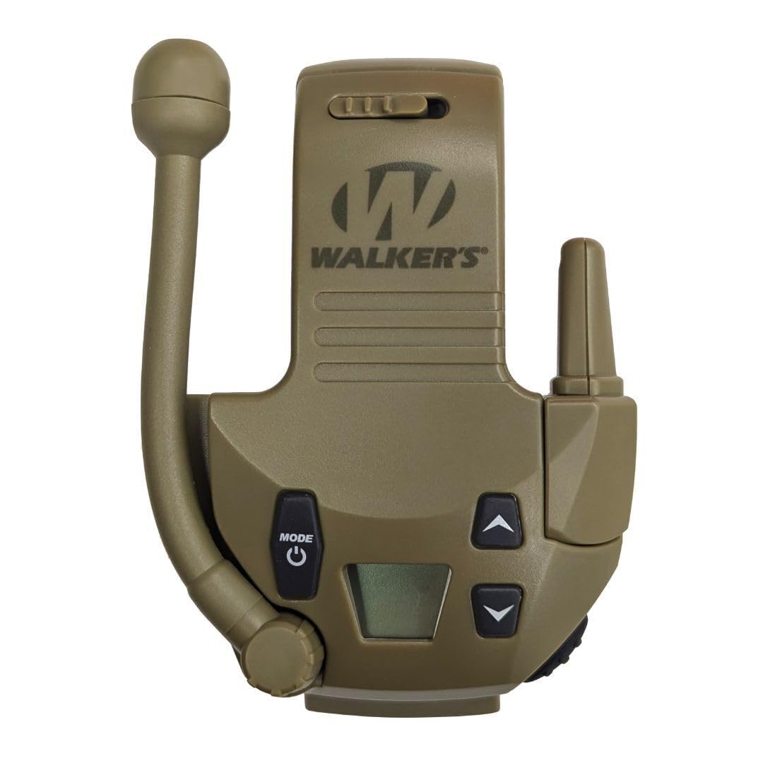 Walker'S Razor Walkie Talkie Attachment - 22 Channels 3 Miles Range Distance Voice-Activated Handsfree Communication Device For