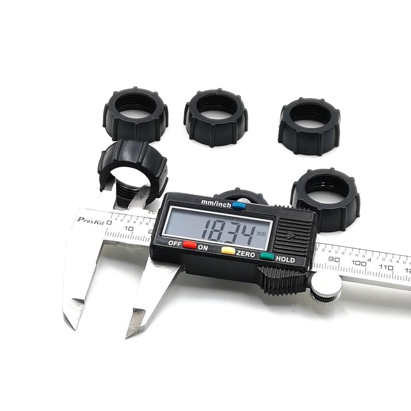 Vizgiz 6 Pack Tightening Nut For Replacement Car Mount Screw-On 17Mm Ball-Joint Fixed Adapter Head Bracket Holder Ring For Phone