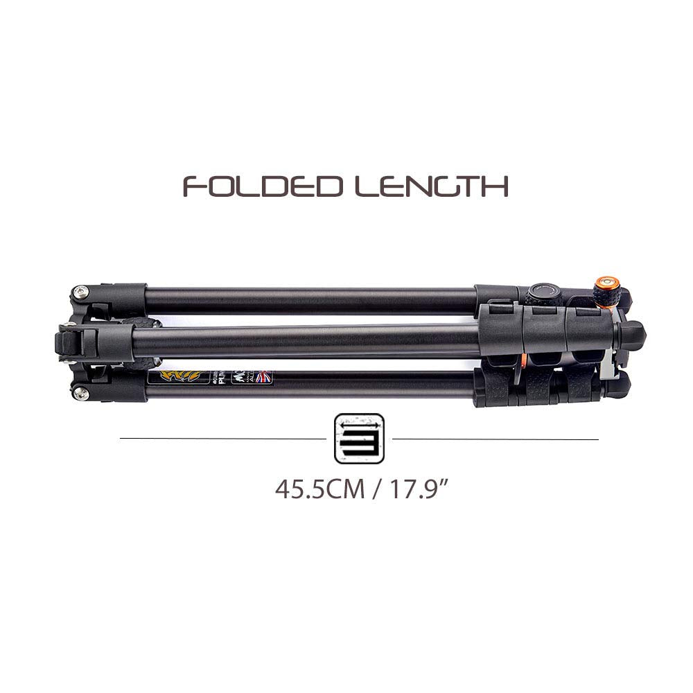 3 Legged Thing Patti Flip Lock Magnesium Alloy Tripod & Tripod Ballhead   Black (Pattiblack)