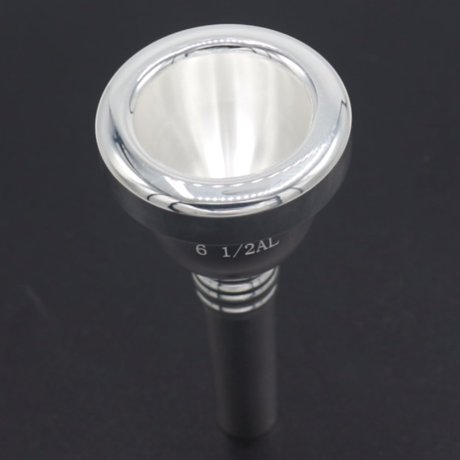Cashbeat 6 1/2Al Silver Small Shank Trombone Mouthpiece, Euphonium Mouthpiece For Superior Sound, Compatible With Baritone And T